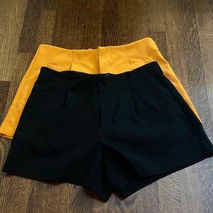 A New Day Tailored Shorts size 10 Orange and Black